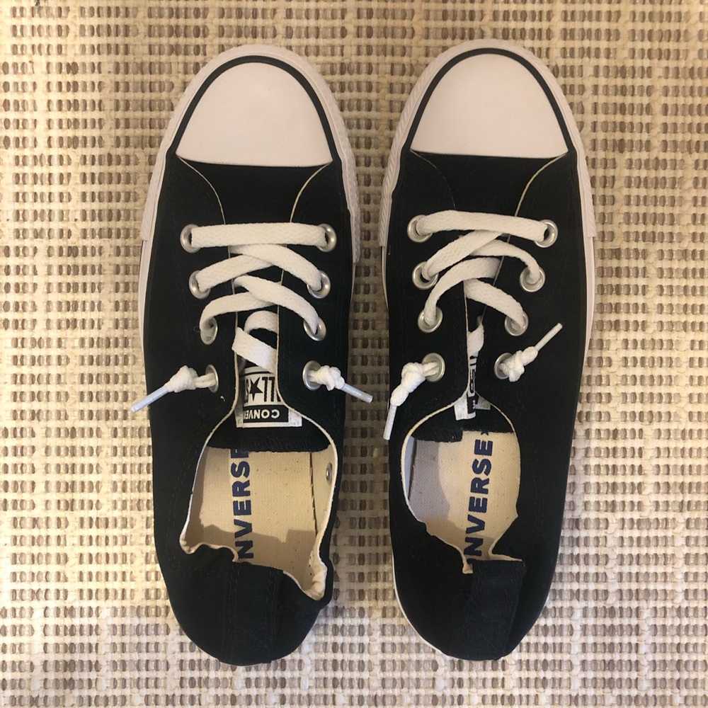 Converse Shoreline Slip Ons in Black